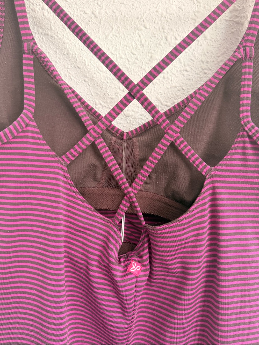 Prana purple magenta striped active sun dress xl - Picture 8 of 10